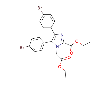 1-ethoxycarbonylmethyl-4,5-bis-(4-bromophenyl)-1H-imidazole-2-carboxylic acid ethyl ester