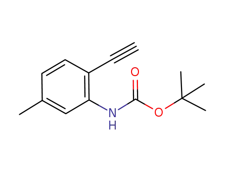(2-ethynyl-5-methylphenyl)carbamic acid 1,1-dimethylethyl ester