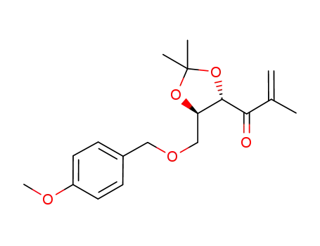 1-((4S,5R)-5-((4-methoxybenzyloxy)methyl)-2,2-dimethyl-1,3-dioxolan-4-yl)-2-methylprop-2-en-1-one