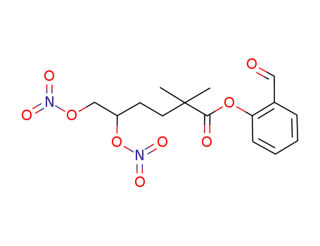2-formylphenyl 2,2-dimethyl-5,6-bis(nitrooxy)hexanoate