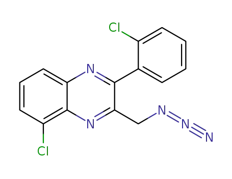 3-(azidomethyl)-5-chloro-2-(2-chlorophenyl)quinoxaline