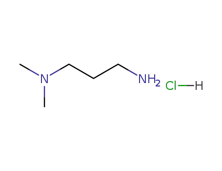 Molecular Structure of 77642-45-6 (1,3-Propanediamine, N,N-dimethyl-, monohydrochloride)