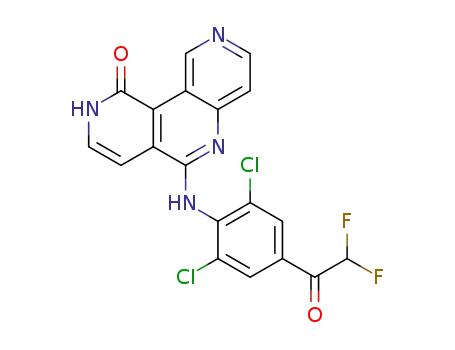 6-{[2,6-dichloro-4-(difluoroacetyl)phenyl]amino}pyrido[4,3-c]-1,6-naphthyridin-10(9H)-one