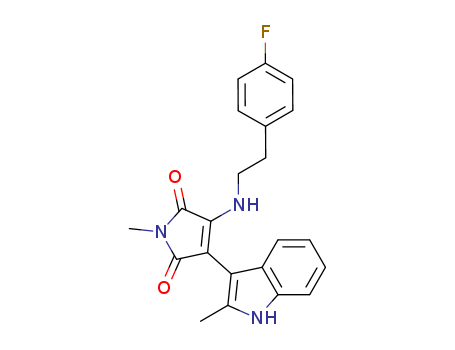 IM-12;3-[[2-(4-fluorophenyl)ethyl]amino]-1-methyl-4-(2-methyl-1H-indol-3-yl)-1H-pyrrole-2,5-dione