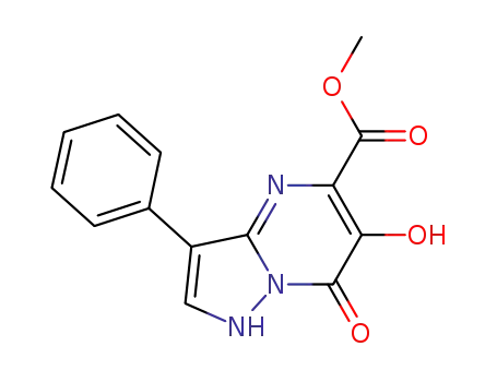 6-hydroxy-7-oxo-3-phenyl-1,7-dihydro-pyrazolo[1,5-a]pyrimidine-5-carboxylic acid methyl ester