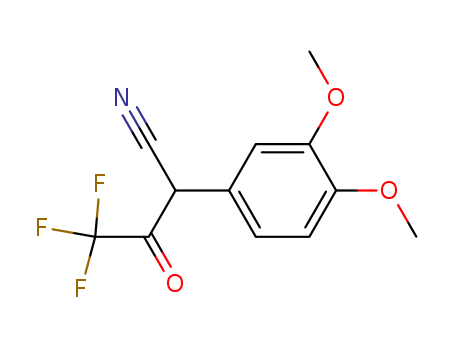 Benzeneacetonitrile, 3,4-dimethoxy-a-(trifluoroacetyl)-