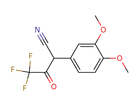 Benzeneacetonitrile, 3,4-dimethoxy-a-(trifluoroacetyl)-
