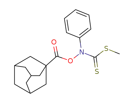 methyl 1-adamantylcarbonyloxy(phenyl)carbamodithioate