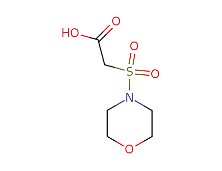 Molecular Structure of 78374-13-7 (2-morpholin-4-ylsulfonylacetic acid)