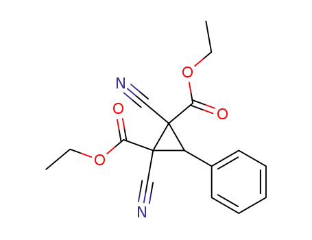 diethyl 1,2-dicyano-3-phenyl-1,2-cyclopropanedicarboxylate