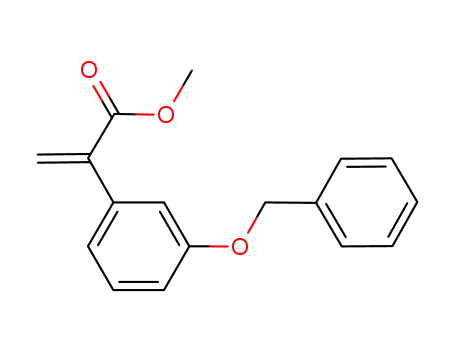 Methyl 2-(3-(benzyloxy)phenyl)acrylate