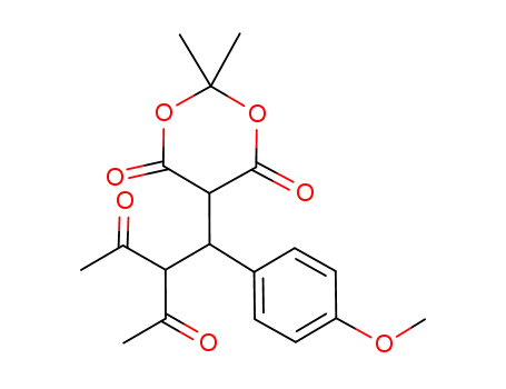 5-[2-acetyl-1-(4-methoxyphenyl)-3-oxobutyl]-2,2-dimethyl-1,3-dioxane-4,6-dione