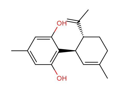 5-METHYL-2-[(1R,6R)-3-METHYL-6-(1-METHYLETHENYL)-2-CYCLOHEXEN-1-YL]-1,3-BENZENEDIOL