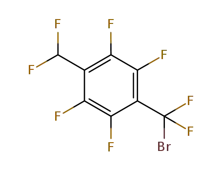 (1-bromodifluoromethyl-4-difluoromethyl)tetrafluorobenzene