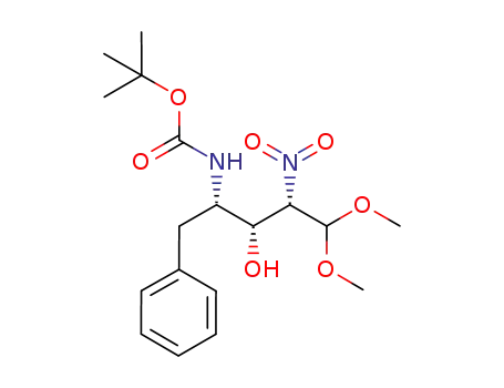 tert-butyl (2S,3R,4S)-3-hydroxy-5,5-dimethoxy-4-nitro-1-phenylpentan-2-ylcarbamate