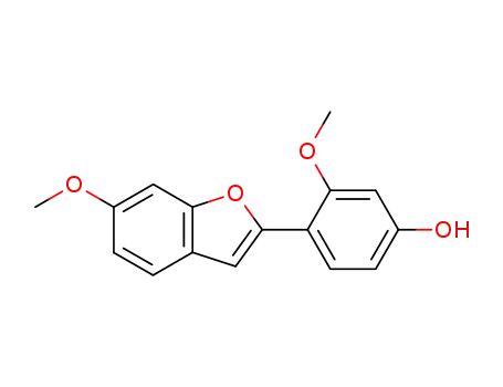3-메톡시-4-(6-메톡시벤조푸란-2-일)페놀