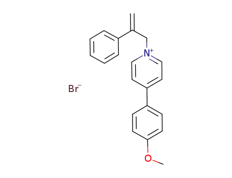 4-(4'-methoxyphenyl)-1-(2-phenyl-allyl)pyridinium bromide