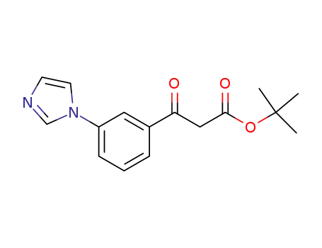 tert-Butyl 3-(3-(1H-imidazol-1-yl)phenyl)-3-oxopropanoate