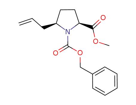 (2S,5R)-5-allylpyrrolidine-1,2-dicarboxylic acid 1-benzylester 2-methylester