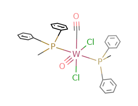 W(O)Cl<sub>2</sub>(P(CH<sub>3</sub>)(C<sub>6</sub>H<sub>5</sub>)2)2(CO)