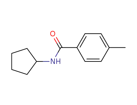 Molecular Structure of 349403-36-7 (N-cyclopentyl-4-methylbenzamide)
