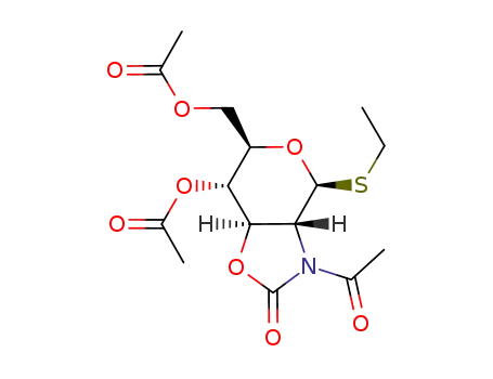 ethyl 2-acetamido-4,6-di-O-acetyl-2,3-N,O-carbonyl-2-deoxy-1-thio-β-D-glucopyranoside