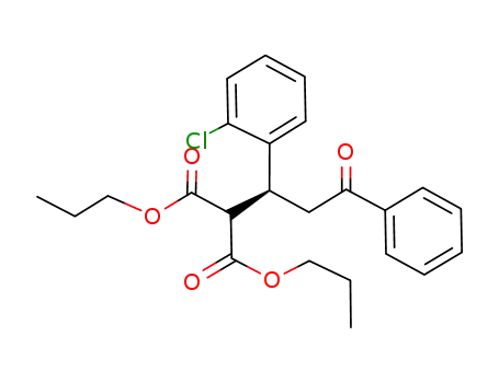 dipropyl 2-(1-(2-chlorophenyl)-3-oxo-3-phenylpropyl)malonate