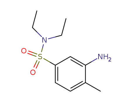 Molecular Structure of 17354-60-8 (3-AMINO-N,N-DIETHYL-4-METHYL-BENZENESULFONAMIDE)