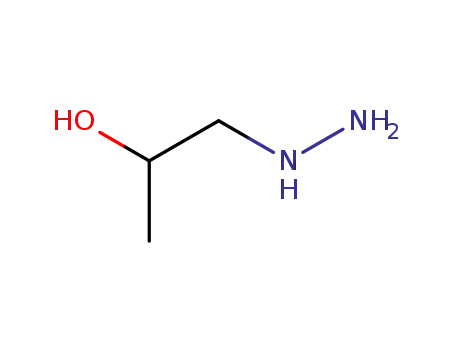 Molecular Structure of 18501-20-7 (1-hydrazino-2-propanol(SALTDATA: FREE))