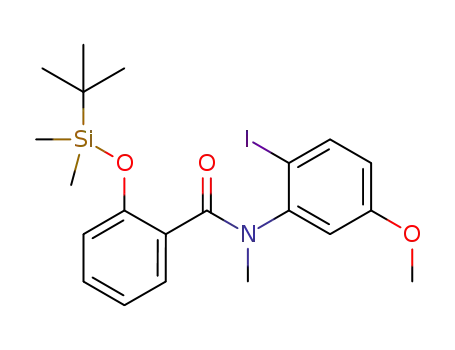 2-(tert-butyldimethylsilyloxy)-N-(2-iodo-5-methoxyphenyl)-N-methylbenzamide