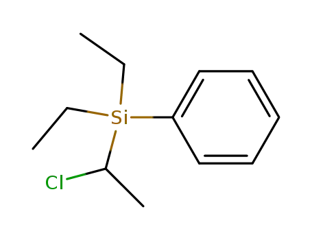 diethyl-(1-chloro-ethyl)-phenyl-silane
