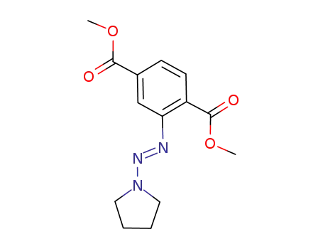 dimethyl (E)-2-(pyrrolidin-1-yldiazenyl)terephthalate