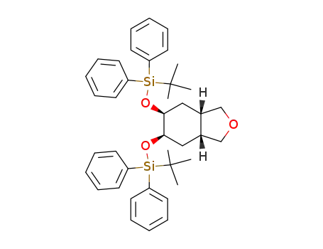 meso-3,4-di-t-butyldiphenylsiloxy-8-oxabicyclo[4.3.0]nonane