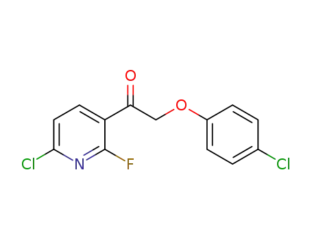 1-(6-chloro-2-fluoro-pyridin-3-yl)-2-(4-chloro-phenoxy)-ethanone