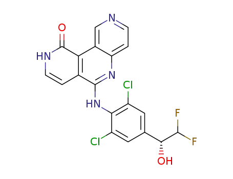 6-({2,6-dichloro-4-[(1R)-2,2-difluoro-1-hydroxyethyl]phenyl}amino)pyrido[4,3-c]-1,6-naphthyridin-10(9H)-one
