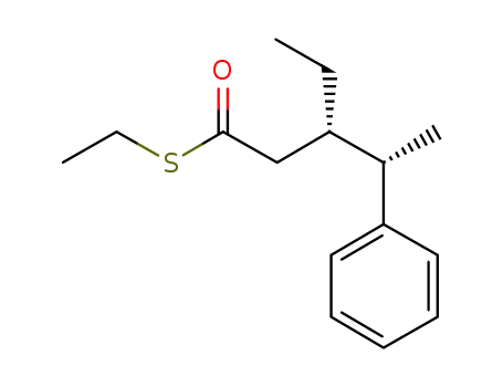 (+)-S-ethyl (3S,4S)-3-ethyl-4-phenylpentanethioate