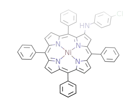 (2-(p-chlorophenylamino)-5,10,15,20-tetraphenylporphyrinato)nickel(II)
