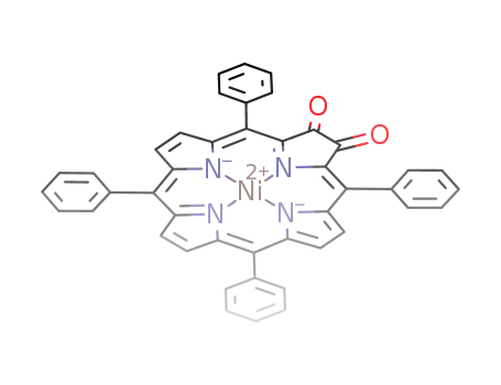 [meso-tetraphenyl-2,3-dioxoporphyrinato]nickel<sup>II</sup>
