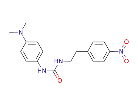 Molecular Structure of 262614-54-0 (N-[4-(dimethylamino)phenyl]-N'-(4-nitrophenethyl)urea)
