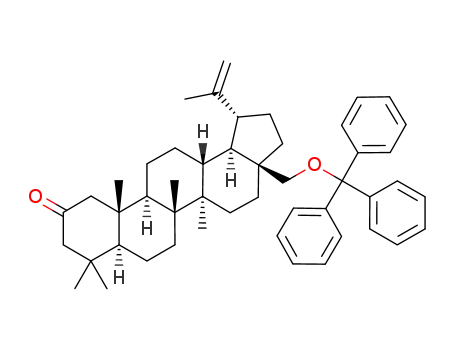 28-O-trityl-lup-20<sup>(29)</sup>-en-28-ol-2-one