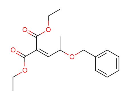 Propanedioic acid, [2-(phenylmethoxy)propylidene]-, diethyl ester