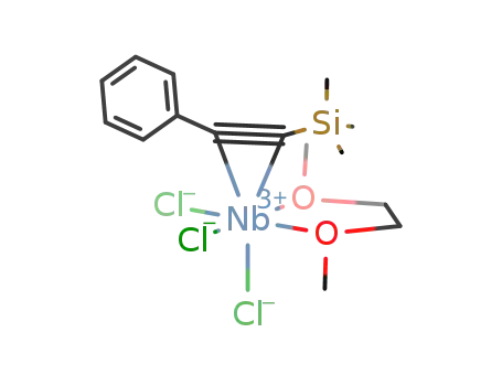 [NbCl<sub>3</sub>(1,2-dimethoxyethane)(PhC<sub>2</sub>SiMe<sub>3</sub>)]