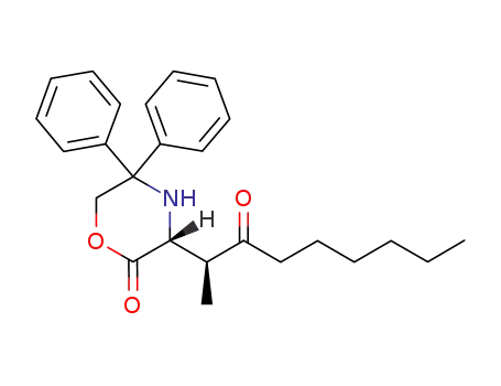 (R)-3-((S)-3-oxononan-2-yl)-5,5-diphenylmorpholin-2-one