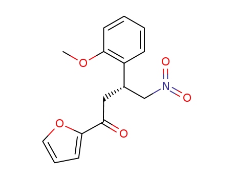 (R)-1-(furan-2-yl)-3-(2-methoxyphenyl)-4-nitrobutan-1-one