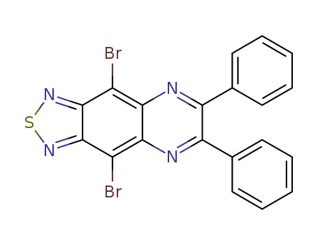 4,9-dibromo-6,7-diphenyl [1,2,5]thiadiazolo-[3,4-g]quinoxaline