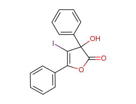 3-hydroxy-3,5-diphenyl-4-iodo-furan-2(3H)-one