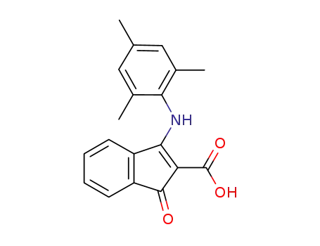 3-(mesitylamino)-1-oxo-1H-indene-2-carboxylic acid