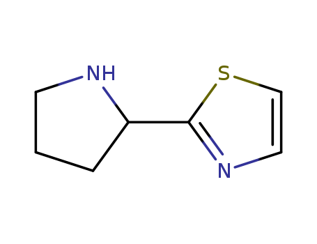 2-(2-Pyrrolidinyl)thiazole, 97%