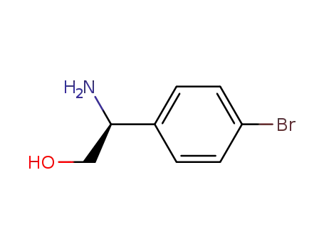 Molecular Structure of 354153-65-4 ((S)-b-AMino-4-broMo-benzeneethanol)