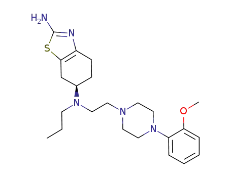 (+)-N<sup>6</sup>-(2-(4-(2-methoxyphenyl)piperazin-1-yl)ethyl)-N<sup>6</sup>-propyl-4,5,6,7-tetrahydrobenzo[d]thiazole-2,6-diamine